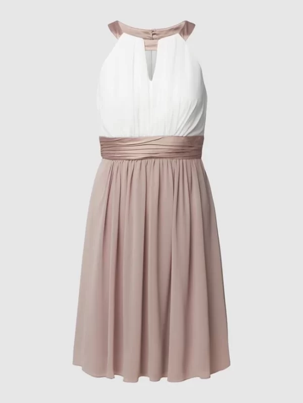 Jake*s Cocktail Cocktailkleid Mit Amerikanischem Ausschnitt – Mauve 3