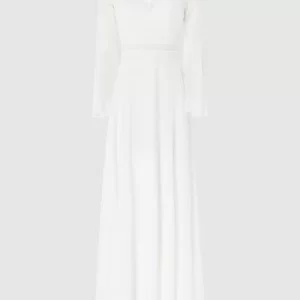 Luxuar Brautkleid Mit Trompetenärmeln – Offwhite 10