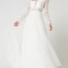 Luxuar Brautkleid Mit Häkelspitze – Offwhite 20