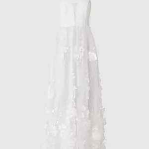 Apart Glamour Brautkleid Mit Blüten-Applikationen – Offwhite 8