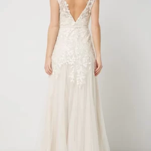 Luxuar Two-Tone-Brautkleid Aus Tüll Mit Stickereien – Offwhite 12