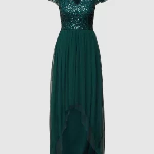 LACE & BEADS Cocktailkleid Mit Paillettenbesatz – Grün 9