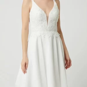 Luxuar Brautkleid Mit Strasssteinen – Offwhite 13