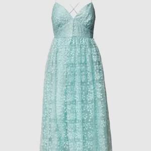 Jake*s Cocktail Cocktailkleid Mit Floralen Stickereien – Mint 9