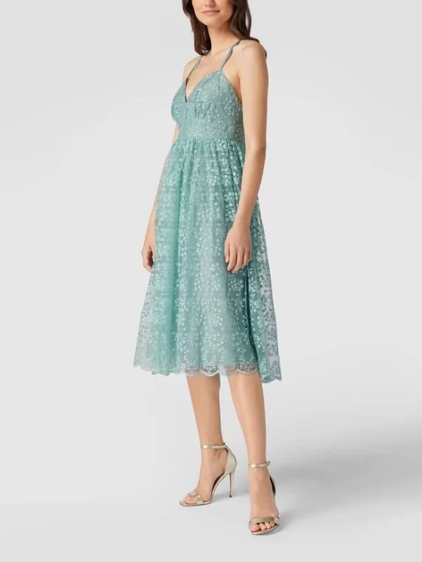 Jake*s Cocktail Cocktailkleid Mit Floralen Stickereien – Mint 5