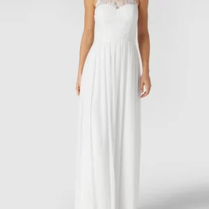 Mascara Abendkleid Mit Floralen Stickereien Und Zierperlen – Offwhite 14