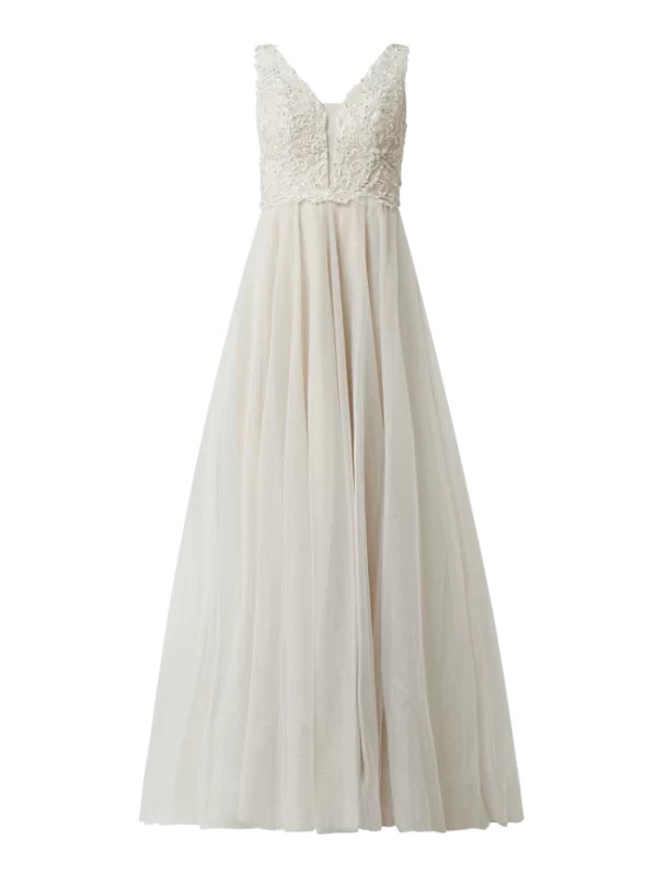 Luxuar Brautkleid Aus Tüll – Offwhite 3