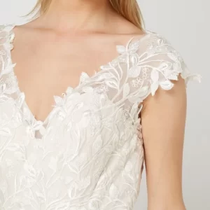 Luxuar Two-Tone-Brautkleid Aus Tüll Mit Stickereien – Offwhite 10
