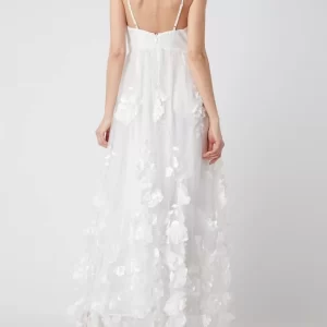 Apart Glamour Brautkleid Mit Blüten-Applikationen – Offwhite 12