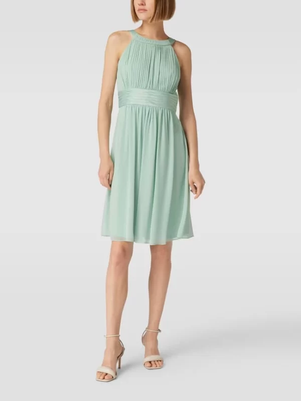 Jake*s Cocktail Cocktailkleid Mit Plisseefalten – Hellgrün Meliert 1