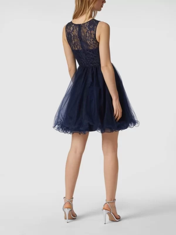Laona Cocktailkleid Mit Floraler Spitze – Dunkelblau 6