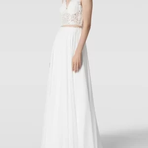 Mascara Brautkleid Mit Floraler Stickerei – Offwhite 14