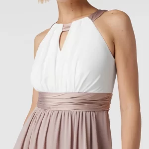 Jake*s Cocktail Cocktailkleid Mit Amerikanischem Ausschnitt – Mauve 11