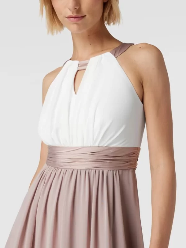 Jake*s Cocktail Cocktailkleid Mit Amerikanischem Ausschnitt – Mauve 4
