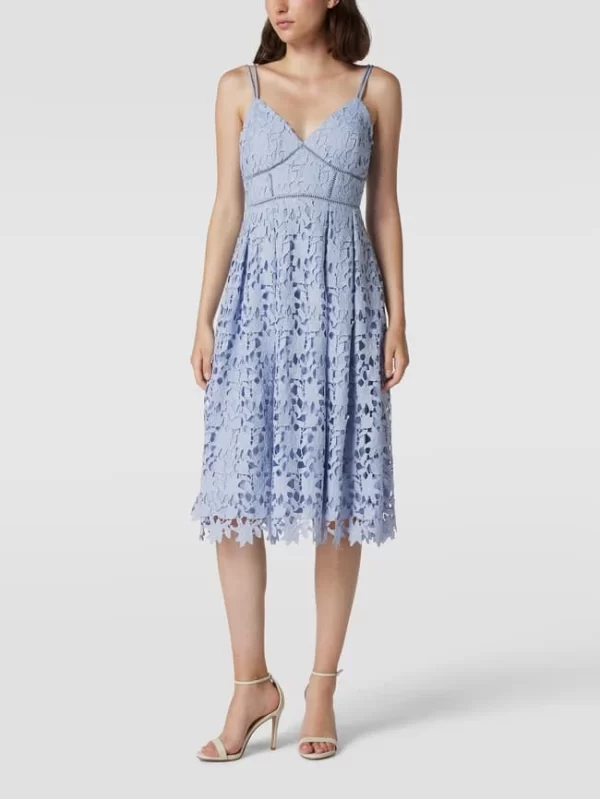 Jake*s Cocktail Cocktailkleid Mit Spitze – Himmelblau 5