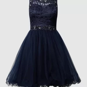 Laona Cocktailkleid Mit Floraler Spitze – Dunkelblau 9