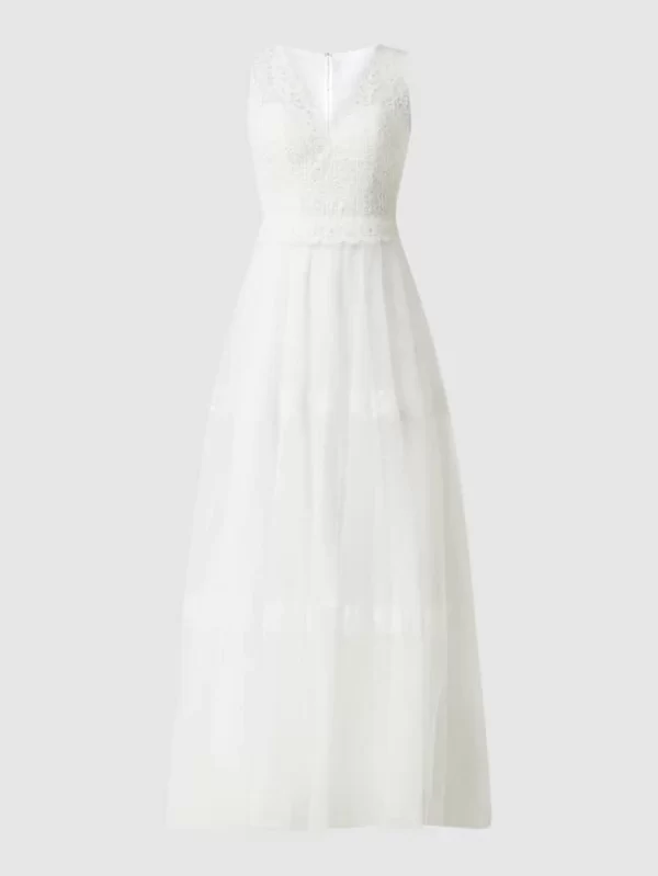 Luxuar Brautkleid Mit Schleppe – Offwhite 3