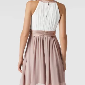 Jake*s Cocktail Cocktailkleid Mit Amerikanischem Ausschnitt – Mauve 15
