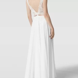 Mascara Brautkleid Mit Floraler Stickerei – Offwhite 16