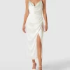 Luxuar Brautkleid Mit Wasserfall-Ausschnitt – Offwhite 4