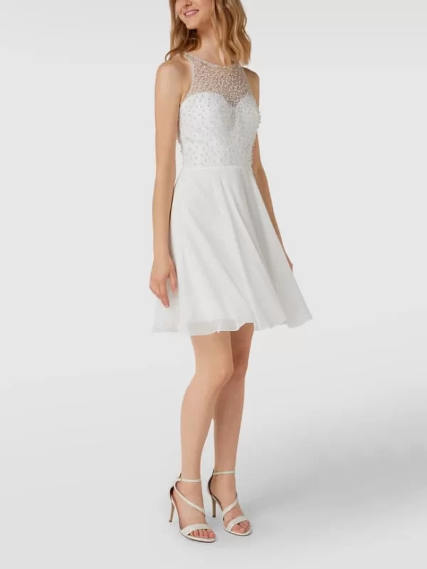 Laona Brautkleid Mit Perlen Und Pailletten – Offwhite 1