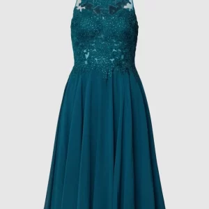 Mascara Cocktailkleid Mit Zierbesatz – Petrol 9