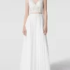 Mascara Brautkleid Mit Floraler Stickerei – Offwhite 19