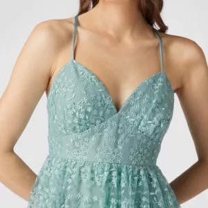 Jake*s Cocktail Cocktailkleid Mit Floralen Stickereien – Mint 11