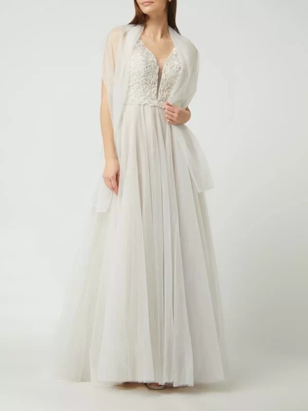Luxuar Brautkleid Aus Tüll – Offwhite 5