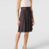 Jake*s Cocktail Cocktailkleid Mit Plisseefalten – Taupe 2
