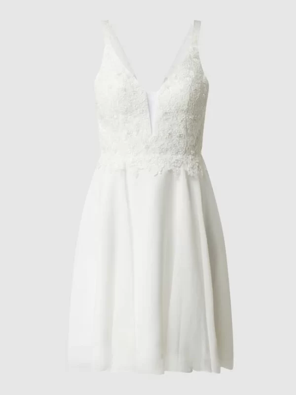 Luxuar Brautkleid Mit Strasssteinen – Offwhite 3