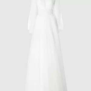 Luxuar Brautkleid Mit Häkelspitze – Offwhite 11